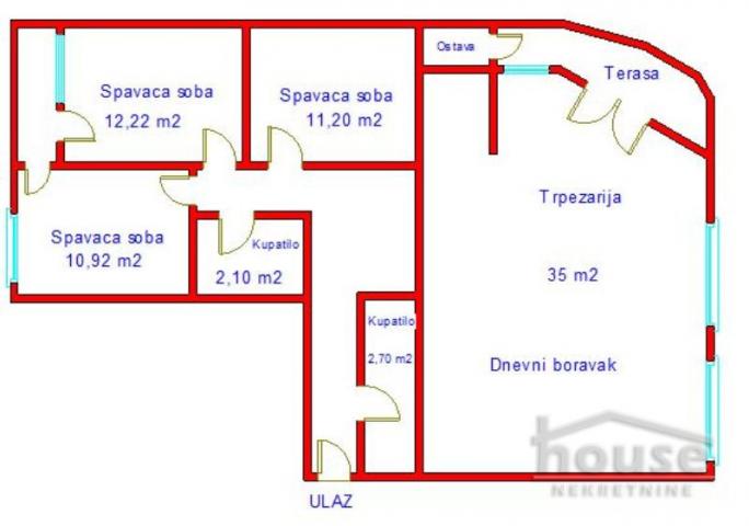 Stan NOVI SAD, GRBAVICA, kv: 103, € 265200, ID: 1061579