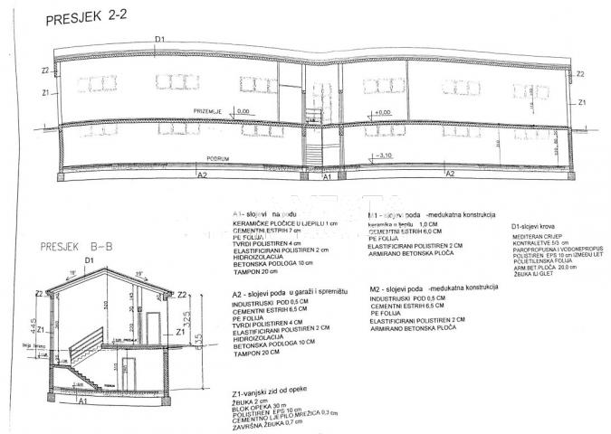 Juršići, zemljište od 20. 000 m2 s projektom, započeta gradnja 