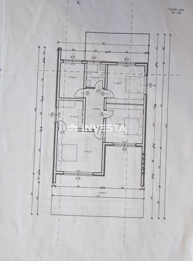 Pula okolica, atraktivno građevinsko zemljište s idejnim projektom