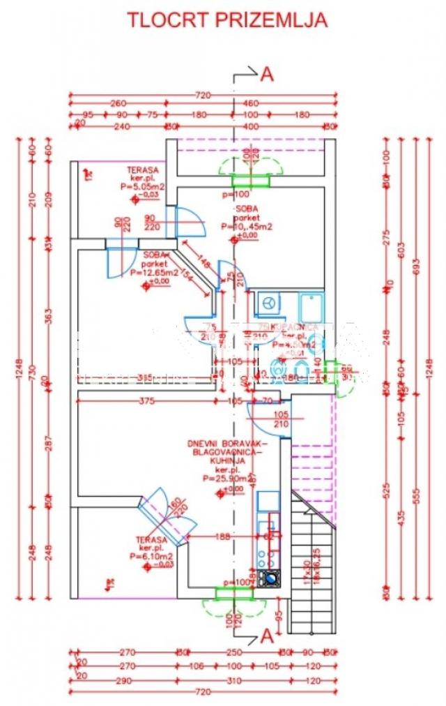 Medulin, stan 70, 39 m2 na vrhunskoj lokaciji, 2SS+DB, 200 m od mora