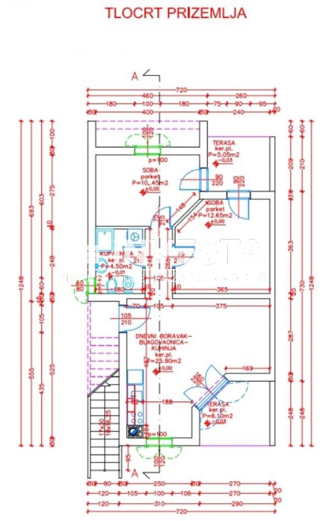 Medulin, stan 70, 40 m2 na vrhunskoj lokaciji, 2SS+DB, 200 m od mora