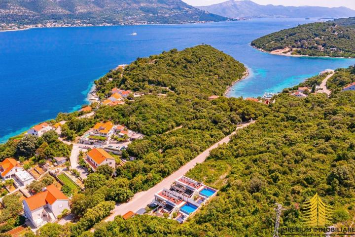 Luksuzna vila, bazen, pogled, Korčula