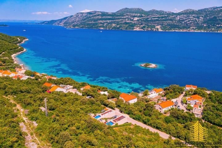 Luksuzna vila, bazen, pogled, Korčula