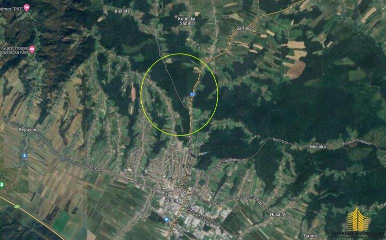 Kutina: Građevinsko zemljište 25. 600m2