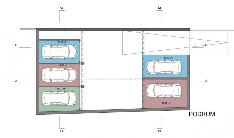 Sv. Duh, Zemljište s Glavnim projektom, 1340 m2, 6 stanova, 700 NKP