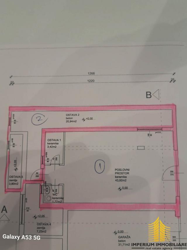 Prodaja, poslovni prostor, Kaštel Sučurac, 66. 99m2