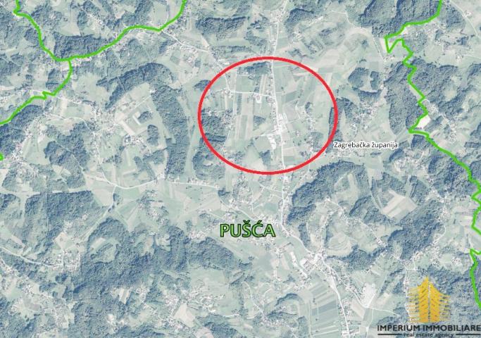 Građevinsko zemljište: Zaprešić, Gornja Pušća, 2083 m2, povoljno!