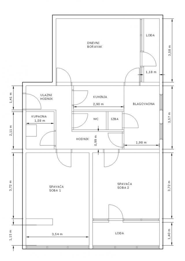 Stan: Zagreb (Sopot), 84 m2 + GARAŽA, VIKTORA KOVAČIĆA, 2SS (prodaja)