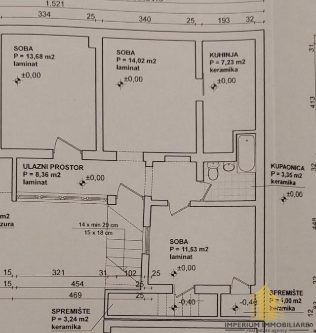 Stan: Zagreb 62. 00 m2 + dvorište 10 m2, blizina Green golda