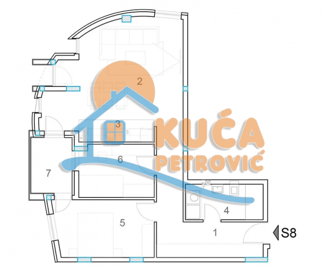 Čalije, novogradnja, pdv, eg, parking