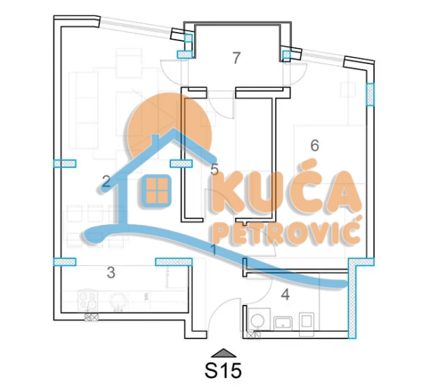 Čalije, novogradnja, pdv, eg, parking