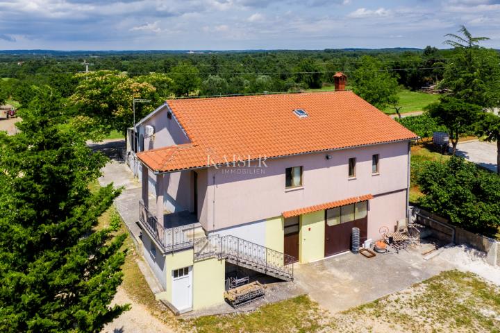 Istria, Žminj - family estate, 2 houses with swimming pools and 1 office space