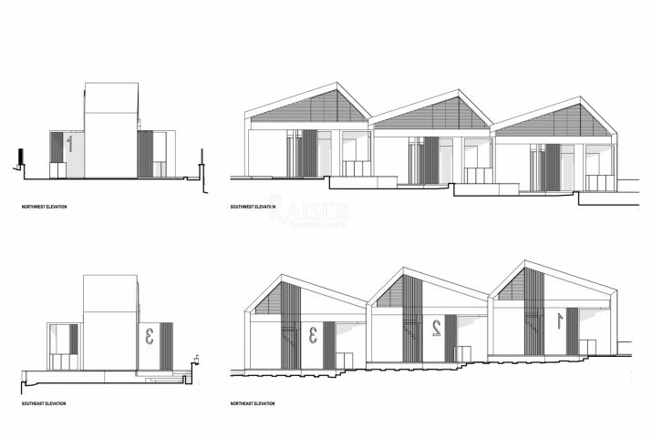 Rabac - Baugrundstück mit Meerblick, 500 m2