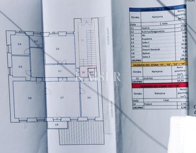 Rijeka, Belveder – Etaža povijesne vile s balkonom i prekrasnim pogledom