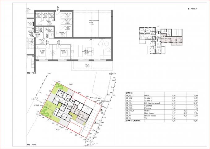 APARTMANSKA ZGRADA S 9 APARTMANA - 2. RED OD MORA - LIFT