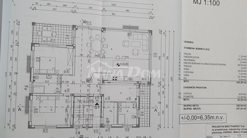 Zemljište južna strana Vira 570 m2, s građevinskom dozvolom. 