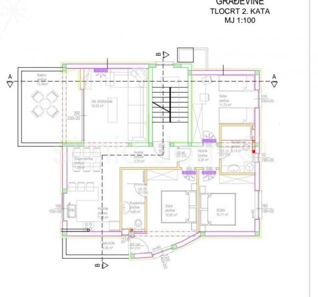 Veliki i moderan penthouse apartman s pogledom, Čiovo