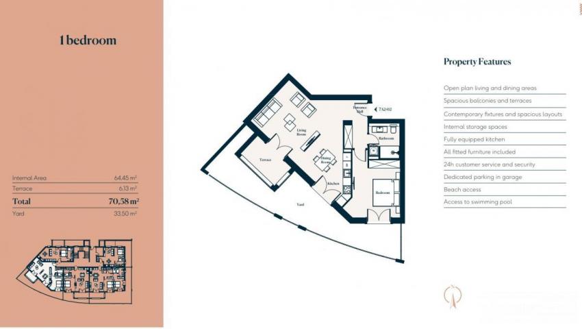 Profitabilna nekretnina u Lustica Bay Centrale - s planom otplate od 3 godine