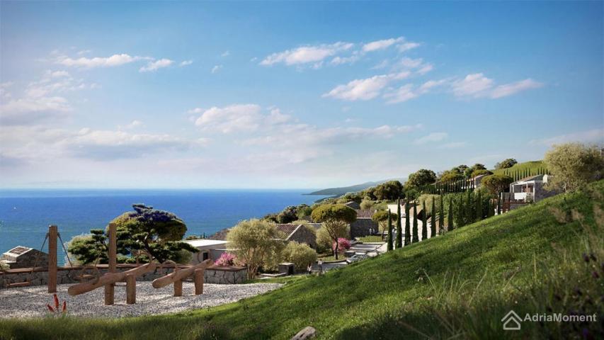 Lustica Bay - Botanika - Golf Residences. Trosoban sa dvoristem