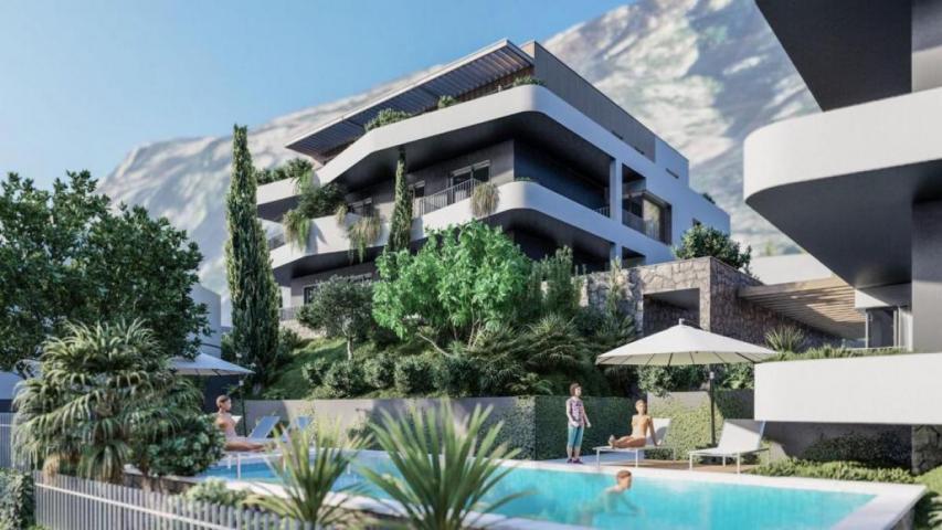 For sale three-bedroom duplex apartment under construction-Kotor