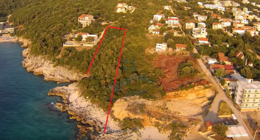 Urbanized plot near the sea in Utjeha, Bar - Montenegro. 