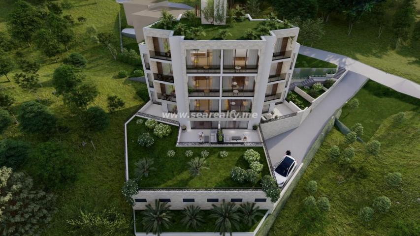 Luxury two-bedroom apartment of 69m2 for sale in Tivat