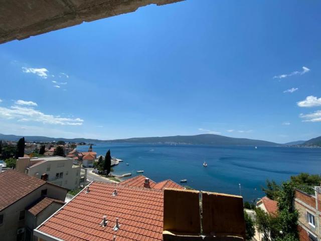 Two one bedroom apartments with sea view in Tivat (under construction)