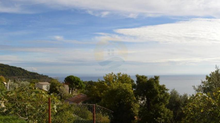 Ruin and plot with sea view in Reževići, Budva - Montenegro. 