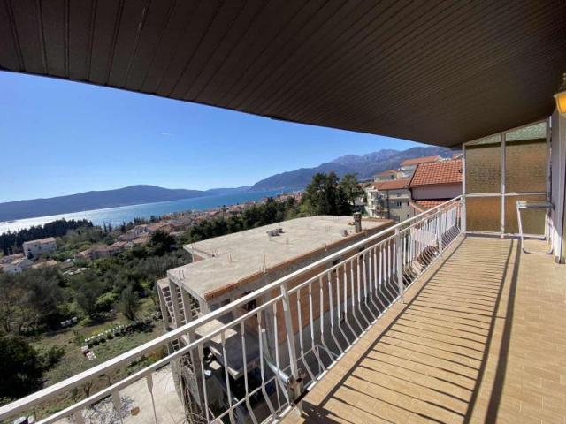 A house with a view of the sea in Tivat is for sale