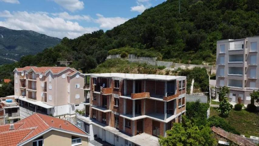 Two one bedroom apartments with sea view in Tivat (under construction)