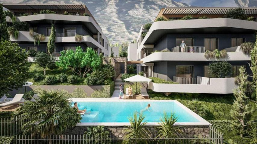 For sale three-bedroom duplex apartment under construction-Kotor