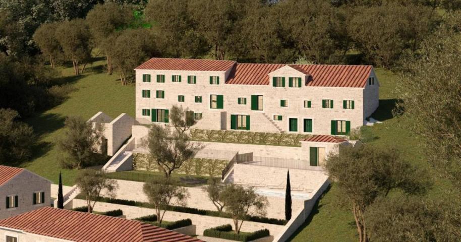 Project for 4 villas with building permits, Tivat