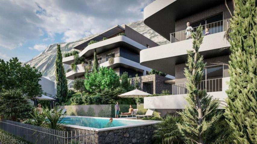 For sale three-bedroom duplex apartment under construction-Kotor