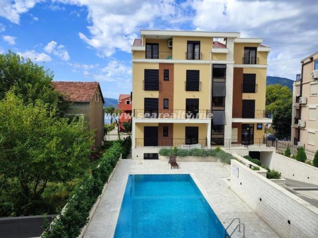 New on the market luxurious and modern two bedroom apartment with the pool in Donja Lastva, Tivat