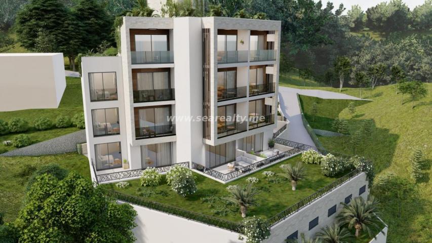 Luxury two-bedroom apartment of 69m2 for sale in Tivat