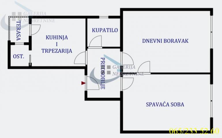 Savski Venac, Zeleni Venac - Pop Lukina 51m2