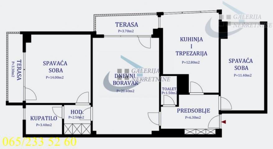 Palilula, Palilulska pijaca - 27. marta 79m2