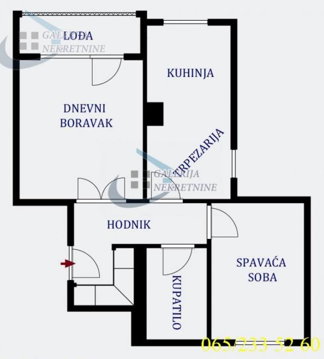 Čukarica, Banovo brdo - Toše Jovanovića 55m2