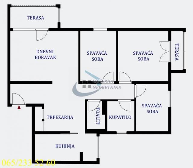 Rakovica, Labudovo brdo – 11. krajiške divizije 89m2