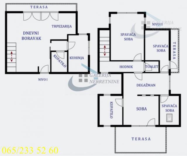 Voždovac, Lekino brdo - Tetovska 135m2 + 45m2 terase