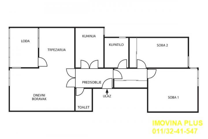 Vračar, Hram Sv. Save - Brane Crnčevića, 90m2