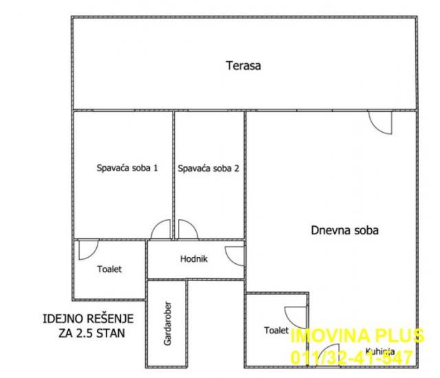 Saobraćajni fakultet - Vojvode Stepe, 80m2 + 50m2 terasa