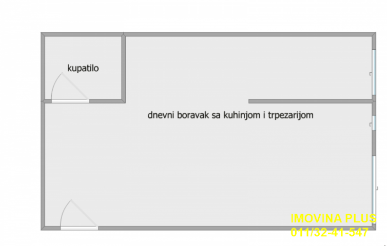 Zvezdara, Mirijevo - Matice srpske, 34m2