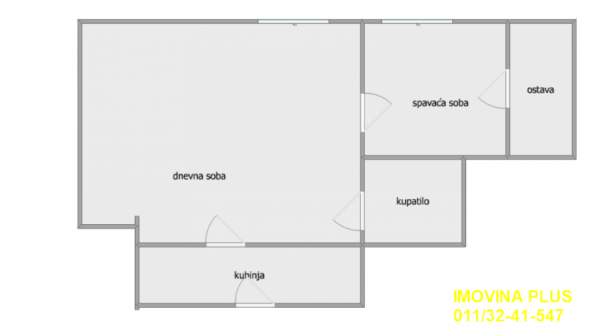 Palilula, Borča - Ratnih vojnih invalida, 55m2