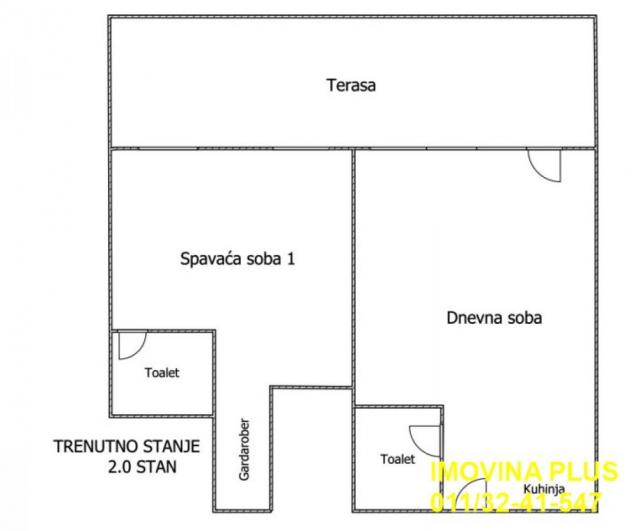 Saobraćajni fakultet - Vojvode Stepe, 80m2 + 50m2 terasa