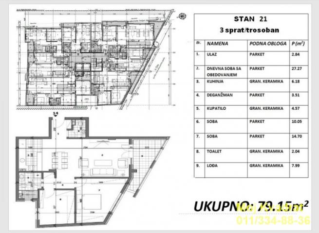 Zvezdara, Crveni krst - Žička, 79m2 - BEZ PROVIZIJE