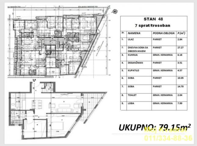 Zvezdara, Crveni krst - Žička, 79m2 - BEZ PROVIZIJE