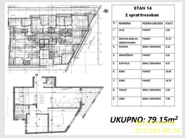 Zvezdara, Crveni krst - Žička, 79m2 - BEZ PROVIZIJE