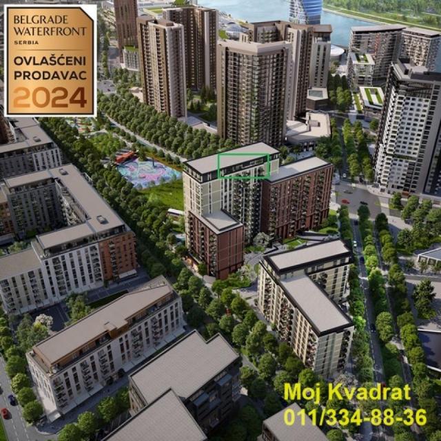 Savski venac, Beograd na vodi - BW King's Park Residence, 153m2 - PENTHAUS - BEZ PROVIZIJE ZA KUPCE!