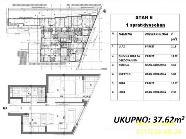 Zvezdara, Crveni krst - Žička, 38m2